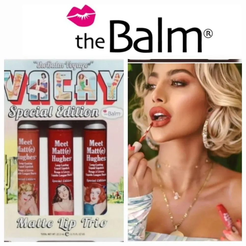 TheBalm Voyage Vacay Special‎ Edition Matte Lip Trio